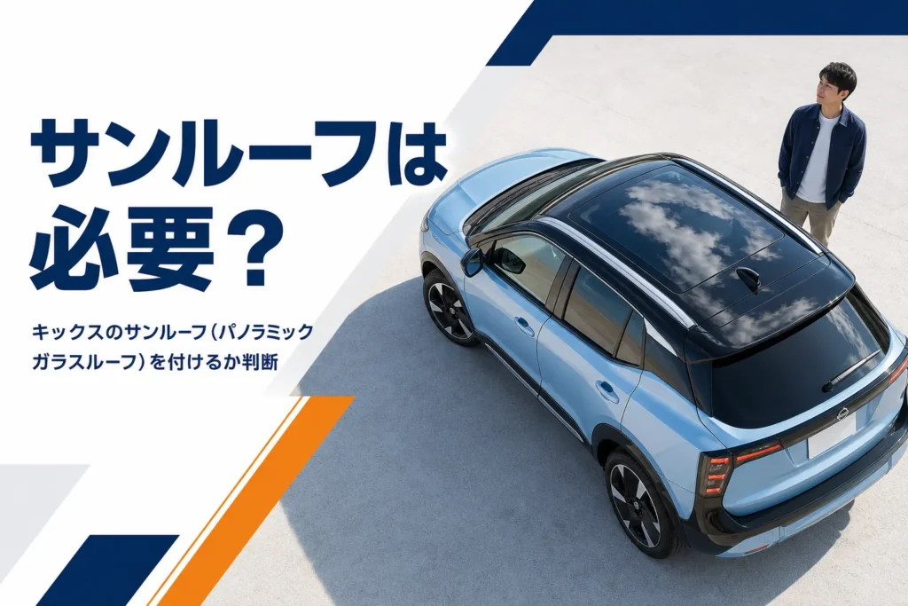 天井がガラスになったキックスのイメージ
